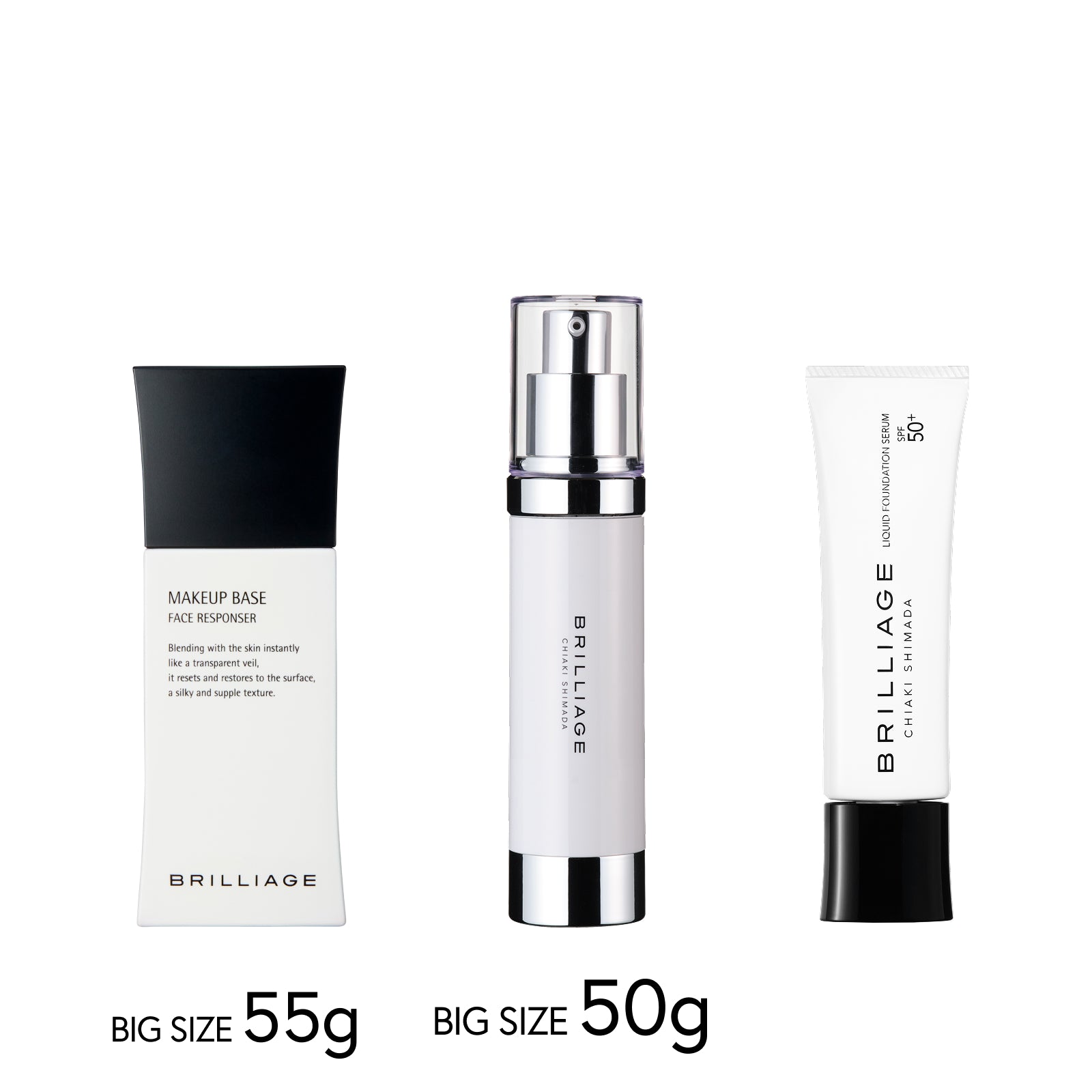 増量下地2種】セッティング リキッドファンデーション セラム -3点