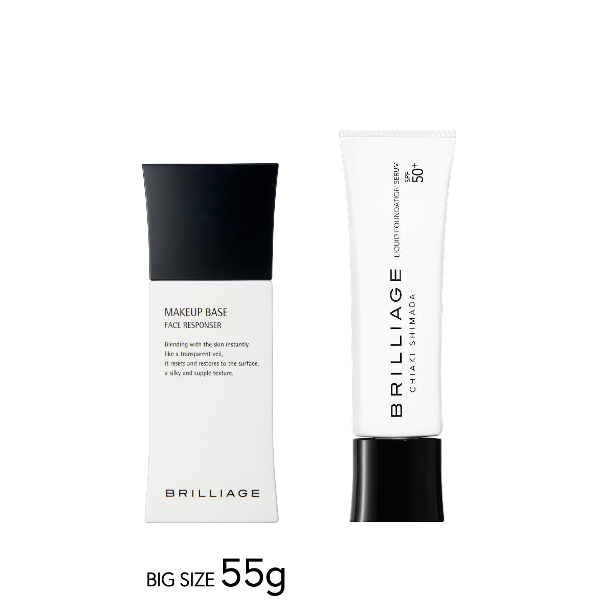 ベース増量55g】セッティング リキッドファンデーション セラム -2点