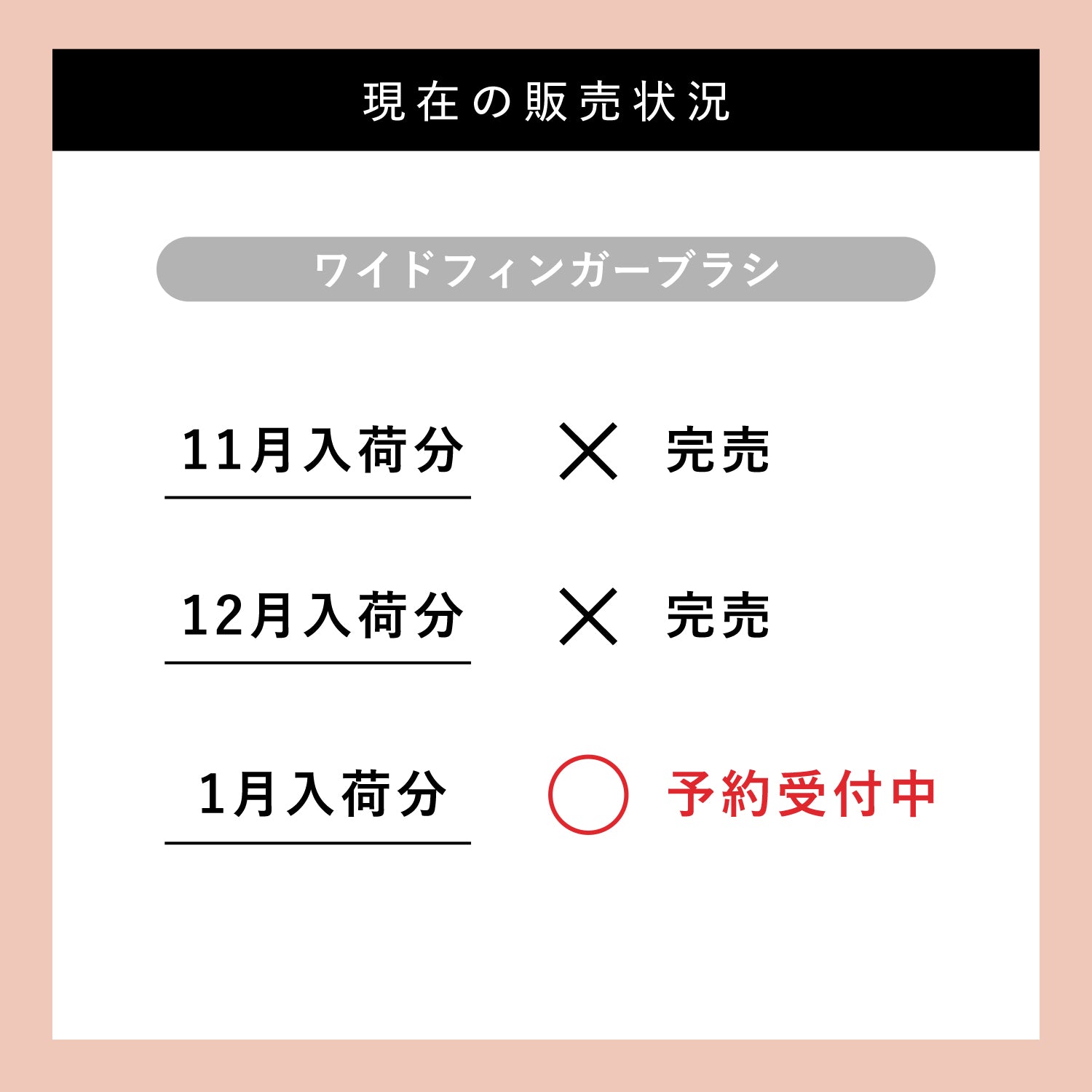 【予約販売】ワイドフィンガーブラシ -2026年1月中旬より順次発送-