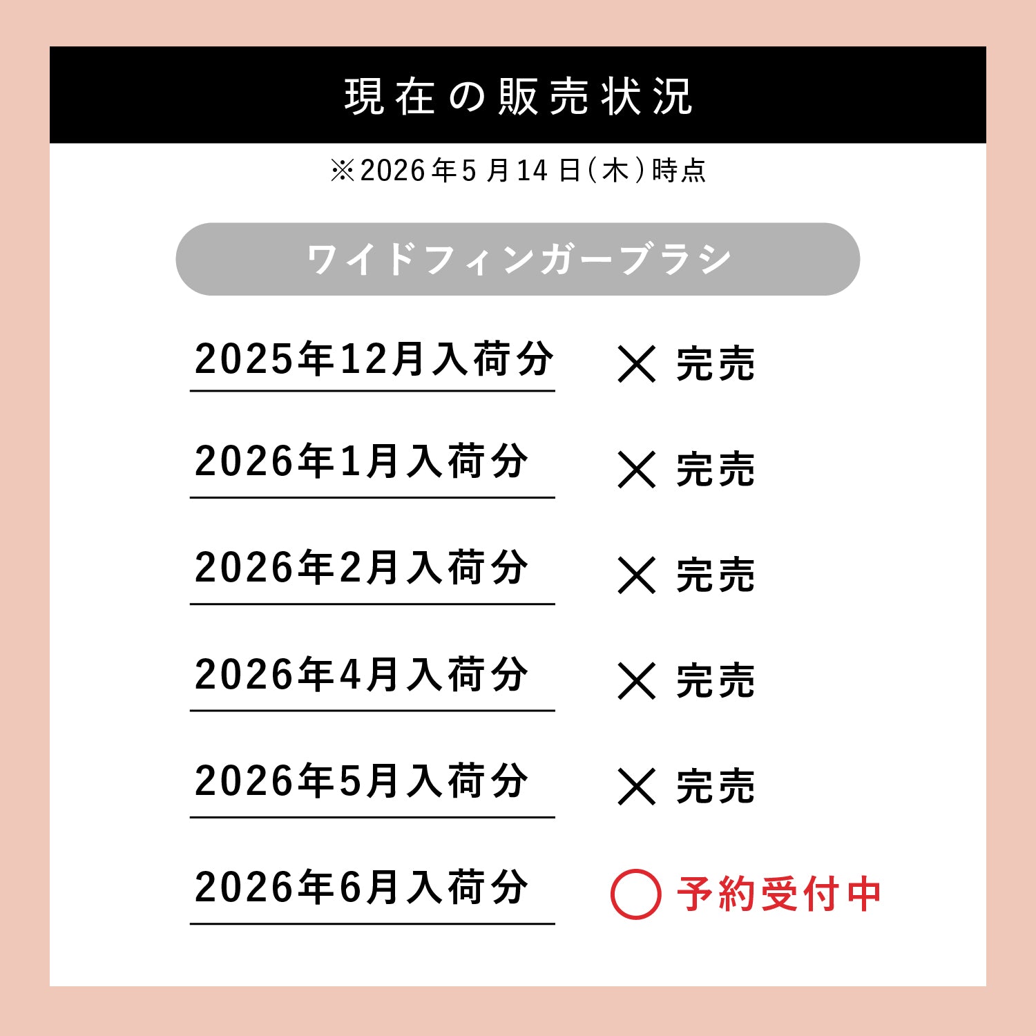 【予約販売】ワイドフィンガーブラシ -2026年6月中旬より順次発送-