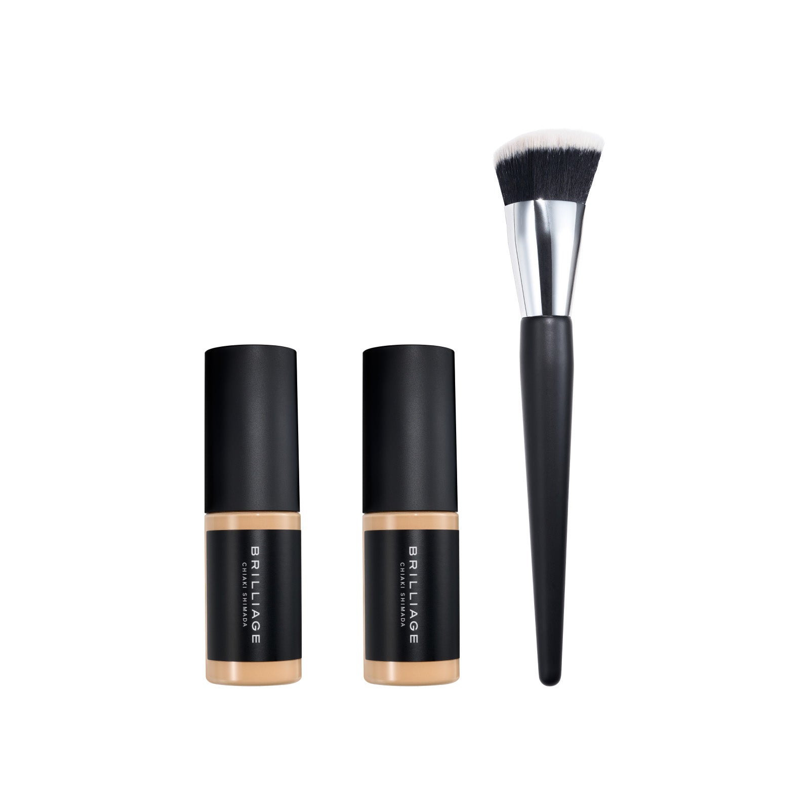 【ブラシセット】ラディアント ロングステイ リキッドファンデーション -2色セット-